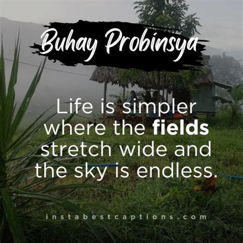 province life quotes tagalog|60 Buhay Probinsya Quotes And Captions .